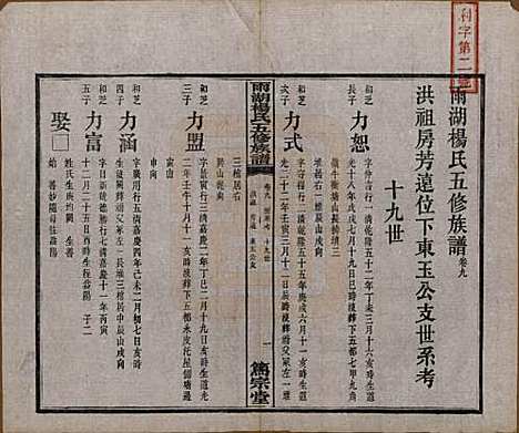 [下载][雨湖杨氏五修族谱]湖南杨氏(共二十卷)__民国二十年（1931）_九.pdf