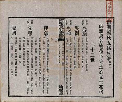 [下载][雨湖杨氏五修族谱]湖南杨氏(共二十卷)__民国二十年（1931）_十一.pdf