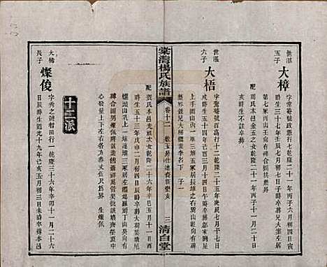 [下载][中湘棠湾杨氏六修谱]湖南杨氏(共二十卷)__民国十五年（1926）_十二.pdf