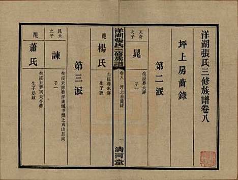 [下载][洋湖张氏三修族谱]湖南张氏__民国二十六年年(1937)_八.pdf