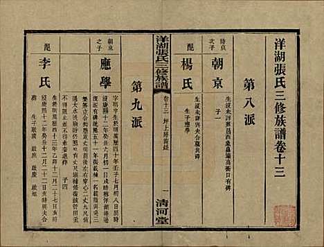 [下载][洋湖张氏三修族谱]湖南张氏__民国二十六年年(1937)_十三.pdf