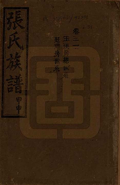 [下载][张氏四修族谱]湖南张氏__民国三十三年(1944)_三十一.pdf