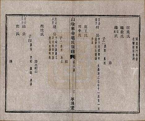 [下载][山阴华舍赵氏宗谱]浙江赵氏(共十八卷)__清光绪十年（1884）_三.pdf