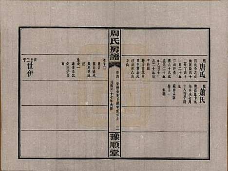 [下载][周氏房谱]湖南周氏__民国37年1948_四.pdf