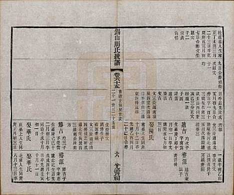 [下载][锡山周氏大统宗谱]江苏周氏(共七十四卷)__民国八年（1919）_六十五.pdf