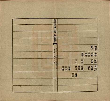 [下载][湘潭方上周氏七修家谱]湖南周氏(共一百六十六卷)__民国十九年（1930）_四十一.pdf