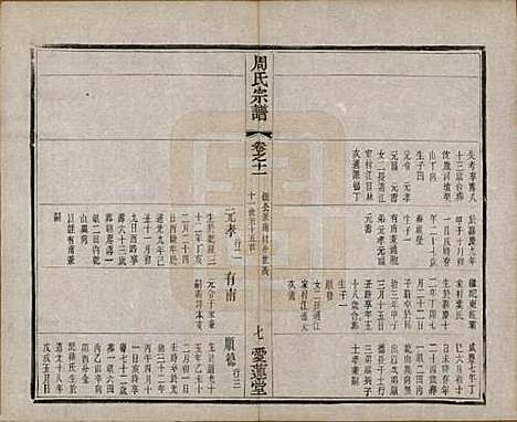 [下载][蒋湾桥周氏宗谱]江苏周氏(共十四卷)__民国四年（1915）_十一.pdf