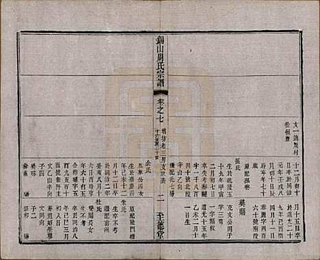 [下载][锡山周氏宗谱]江苏周氏(共十六卷)__清同治九年（1870）_七.pdf