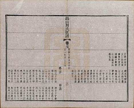 [下载][锡山周氏世谱]江苏周氏(共十六卷)__清宣统元年（1909）_七.pdf