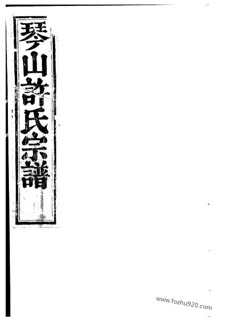 [下载][暨阳琴山许氏宗谱]_.pdf