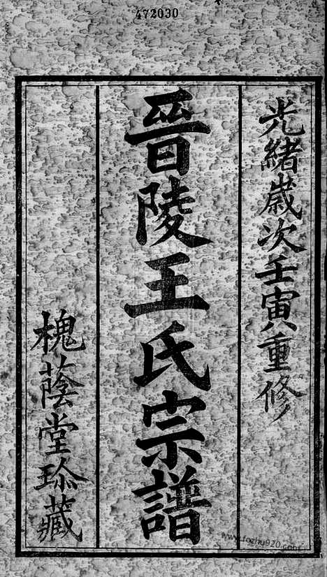 [下载][晋陵王氏宗谱]_二十八卷.pdf