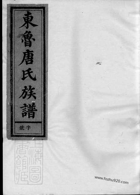 [下载][重修兰江东鲁唐氏族谱]兰溪家谱_二十卷.pdf