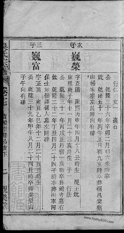 [下载][怀邑吴氏宗谱]怀宁家谱_001_三十一卷_末一卷.pdf