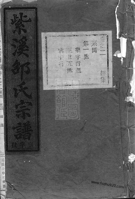 [下载][紫溪邵氏宗谱]东阳家谱_二十八卷.pdf