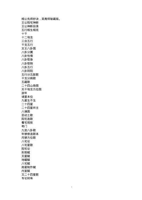 [下载][先师阳宅神断妙诀]杨公.pdf