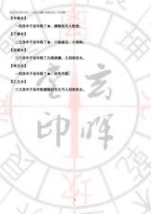 [下载][风水288局全册]杨公.pdf