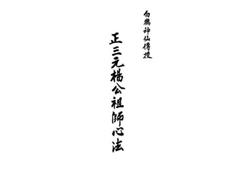 [下载][正三元祖师心法]杨救贫.pdf