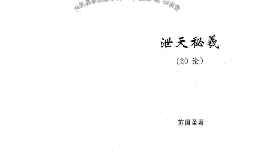 [下载][泄天秘义二十论]苏国圣.pdf