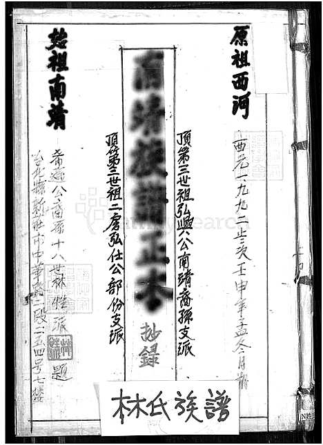 下载_南靖族谱正本_1700-1992_台湾林氏南靖家谱正本抄录.pdf