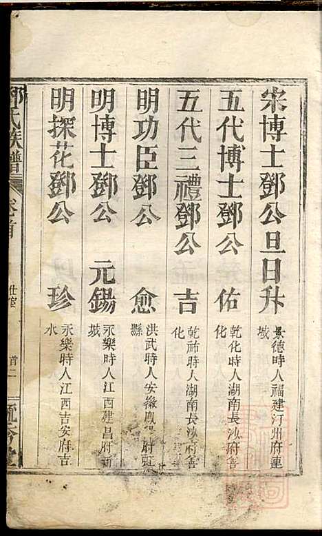 [下载][邓氏重修族谱]毓秀堂_清嘉庆_1796-1820_邓氏重修家谱_一.pdf