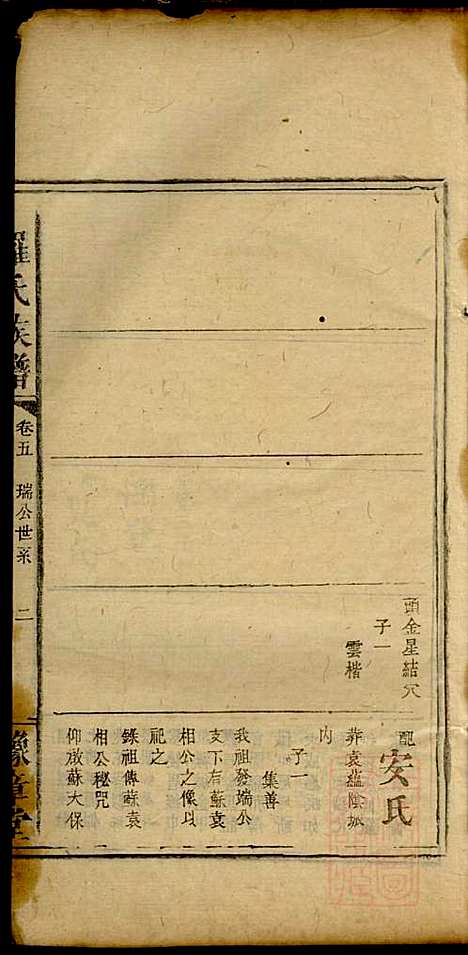 [下载][罗氏族谱]罗益联_豫章堂_清咸丰11年1861_罗氏家谱_六.pdf