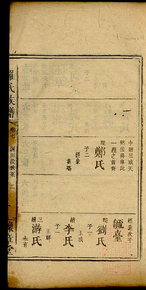 [下载][罗氏族谱]罗益联_豫章堂_清咸丰11年1861_罗氏家谱_八.pdf