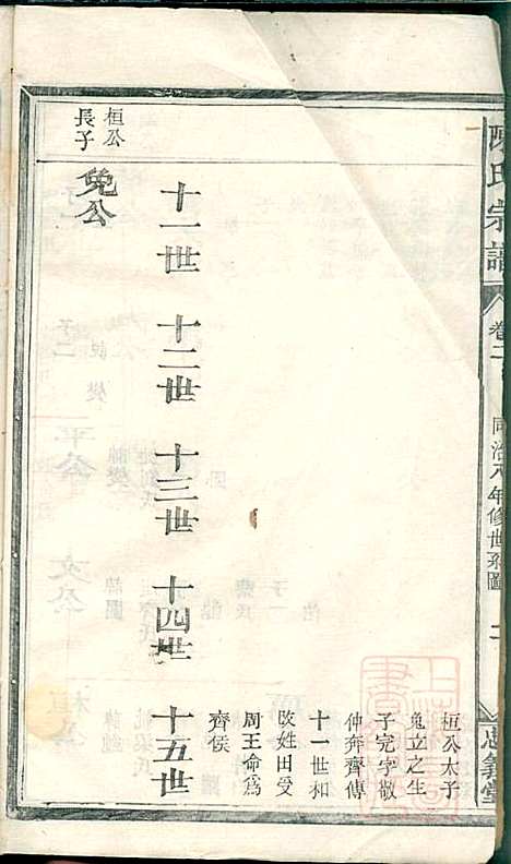 [下载][陈氏宗谱]清同治八年1869_陈氏家谱_二_.pdf