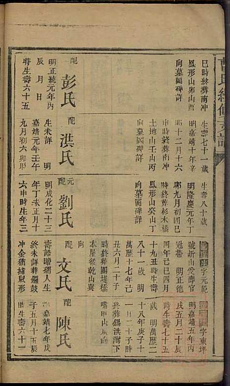 [下载][曹氏续修支谱]曹清溪_敦本堂_清咸丰七年1857_曹氏续修支谱_二.pdf