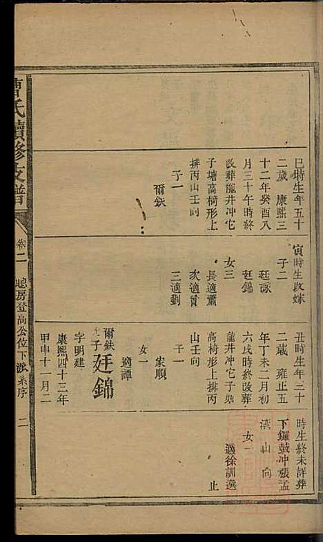 [下载][曹氏续修支谱]曹清溪_敦本堂_清咸丰七年1857_曹氏续修支谱_三.pdf