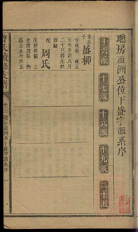 [下载][曹氏续修支谱]曹清溪_敦本堂_清咸丰七年1857_曹氏续修支谱_四.pdf