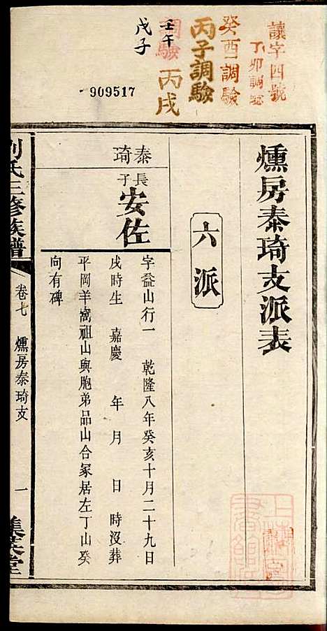 [下载][刘氏三修族谱]刘大柊_集英堂_清同治9年1870_刘氏三修家谱_六.pdf