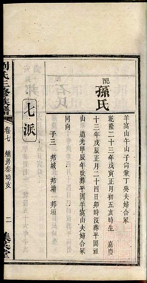 [下载][刘氏三修族谱]刘大柊_集英堂_清同治9年1870_刘氏三修家谱_六.pdf