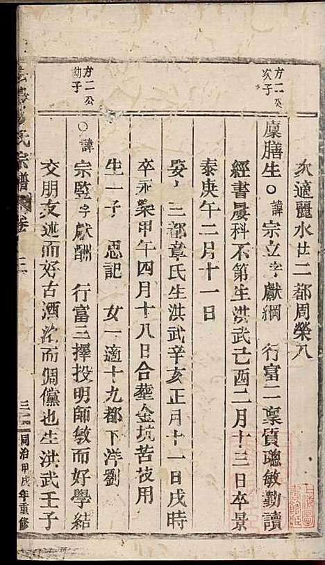 [下载][宏农郡杨氏宗谱]杨学程_缙云杨氏_清同治13年1874_宏农郡杨氏家谱_三.pdf