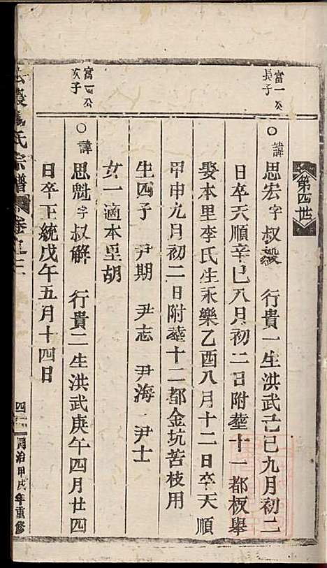 [下载][宏农郡杨氏宗谱]杨学程_缙云杨氏_清同治13年1874_宏农郡杨氏家谱_三.pdf