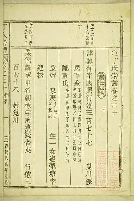 [下载][丁氏宗谱]缙云丁氏_清宣统元年1909_丁氏家谱_九.pdf