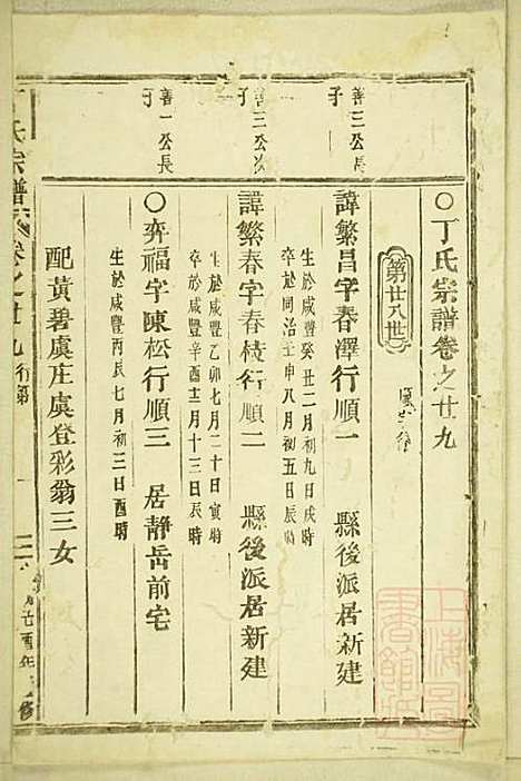 [下载][丁氏宗谱]缙云丁氏_清宣统元年1909_丁氏家谱_十四.pdf