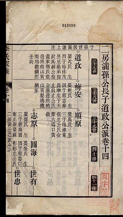 [下载][李氏家乘]李垣_宣城李氏_清道光元年1821_李氏家乘_十五.pdf