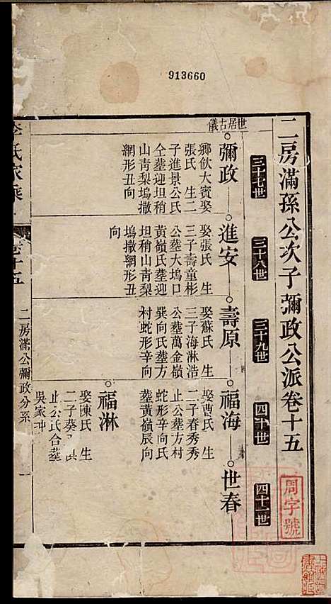 [下载][李氏家乘]李垣_宣城李氏_清道光元年1821_李氏家乘_十六.pdf