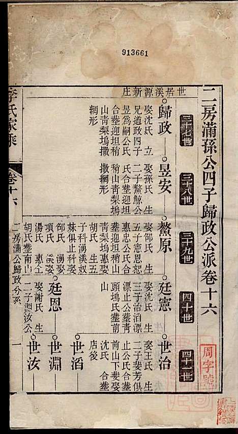 [下载][李氏家乘]李垣_宣城李氏_清道光元年1821_李氏家乘_十七.pdf