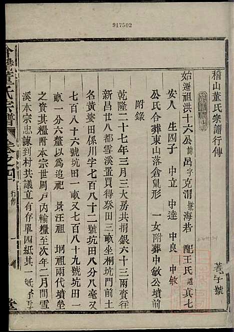 [下载][会稽董氏宗谱]董庭煟_三策堂_清咸丰10年1860_会稽董氏家谱_四.pdf