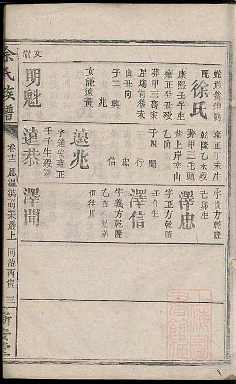 [下载][碧潭余氏族谱]余泽松_新安堂_清同治5年1866_碧潭余氏家谱_十七.pdf