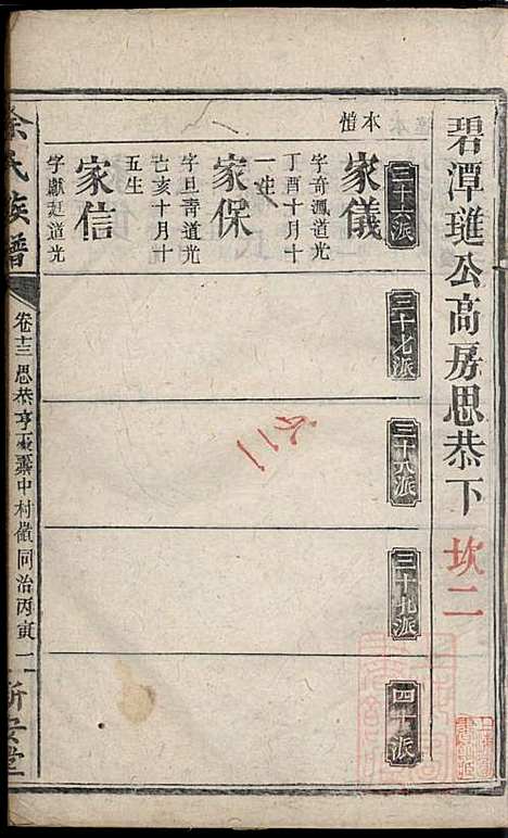 [下载][碧潭余氏族谱]余泽松_新安堂_清同治5年1866_碧潭余氏家谱_十八.pdf