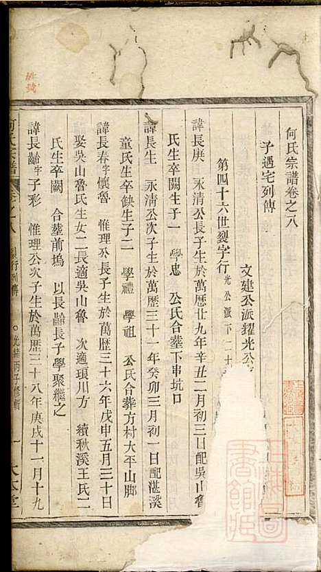 [下载][何氏宗谱]何馀善_大本堂_清光绪2年1876_何氏家谱_五.pdf