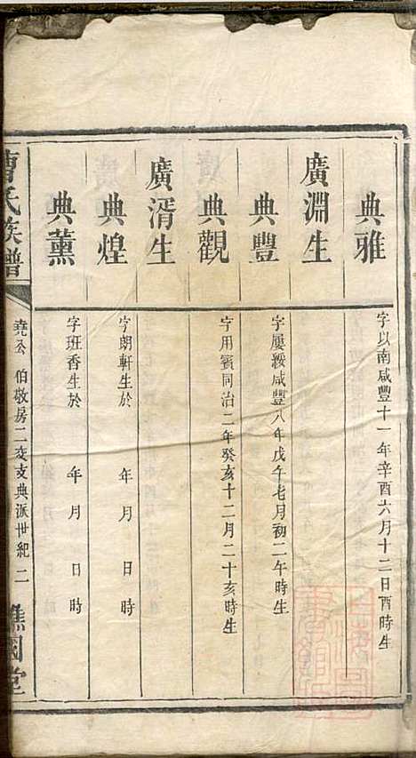 [下载][曹氏族谱]曹基澍_谯国堂_清同治四年1865_曹氏家谱_八.pdf