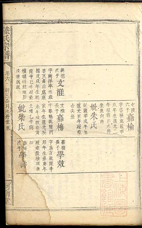 [下载][陆氏宗谱]陆彝典/陆楚华_以文堂_清同治4年1865_陆氏家谱_六.pdf