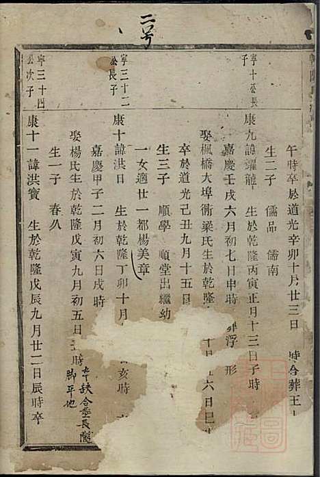 [下载][暨阳长浦曹氏宗谱]暨阳曹氏_清道光27年1847_暨阳长浦曹氏家谱_二.pdf