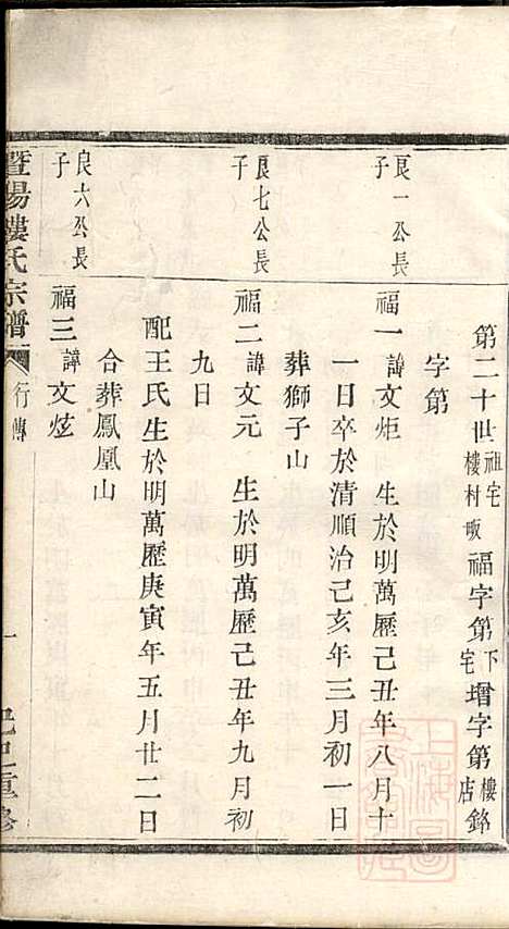 [下载][暨阳楼氏宗谱]暨阳楼氏_清同治8年1869_暨阳楼氏家谱_一.pdf