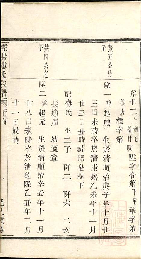 [下载][暨阳楼氏宗谱]暨阳楼氏_清同治8年1869_暨阳楼氏家谱_二.pdf