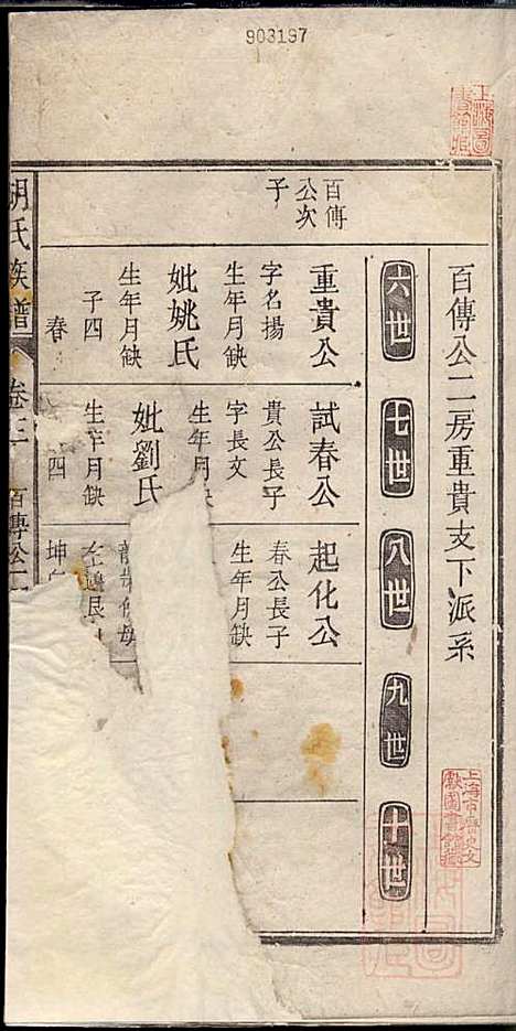 [下载][胡氏族谱]胡琼和_敦睦堂_清光绪2年1876_胡氏家谱_三.pdf