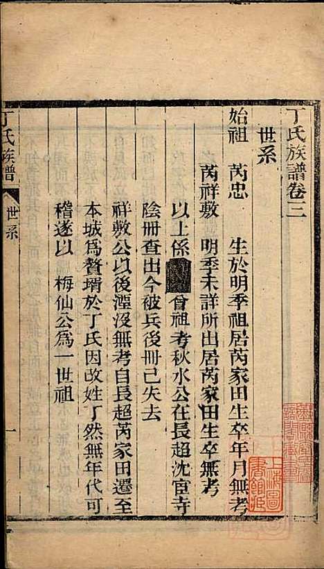 [下载][丁氏族谱]丁兆庆_吴兴丁氏_清光绪13年1887_丁氏家谱_二.pdf